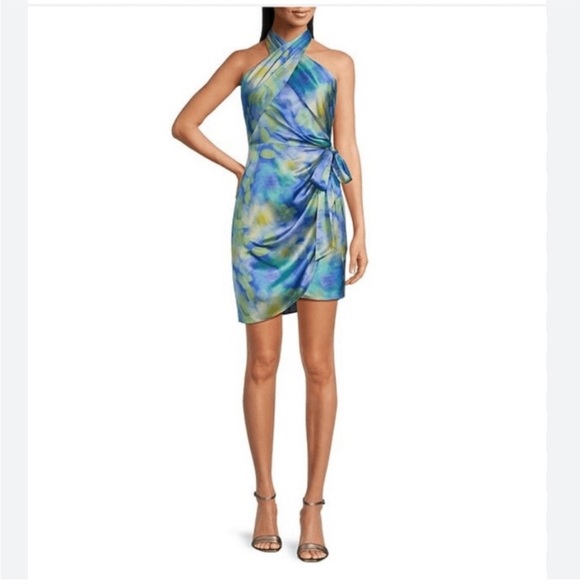 Belle by Badgley Mischka Lexi Halter Dress - Picture 13 of 14